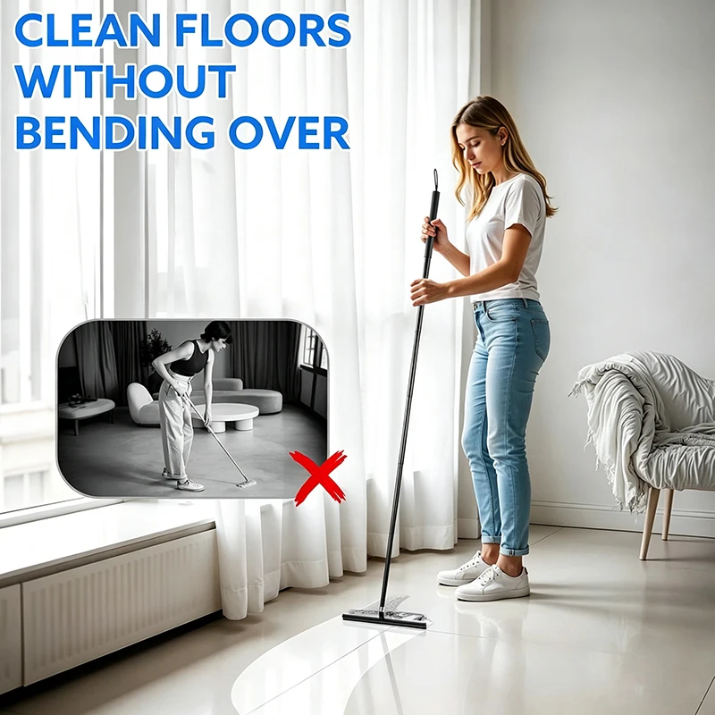 Telescopic Long Handle Window  - Glass Cleaner Streak review and price