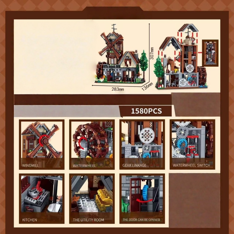 European Style Windmill Cottag - Interior Detailing Kit review and price